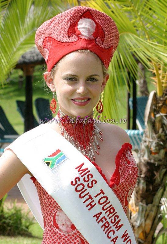 South_Africa_2005 at Miss Tourism World in Zimbabwe, Harare