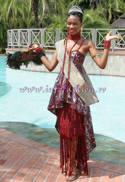 Nigeria_2005 Shirley Alero Aghotse (4 runner up) at Miss Tourism World in Zimbabwe, Harare