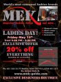 Comert si relaxare Happy Hours de senzatie la magazinul Mek Fashion din strada Calea Serban Voda nr. 43, Vineri, 15 Mai 2009, intre orele 15.00 - 21.00 +++