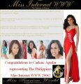 MTW 2006 Miss Internet WWW will take place from the 22nd 27th NOV announce Miss Tourism World Organisation