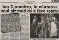 Who`sWho_CP Artisti si valorile lor: Ion Caramitru intervievat de George Oprea in Ziarul Azi (Pow Infofashion.ro Platinum Agency)