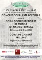 Spectacol2007 Centrul National de Arta TINERIMEA ROMANA va invita la Concert Coral Extraordinar sustinut de CORUL SCOLII SUPERIOARE DE MUZICA din NANTES - FRANTA +++