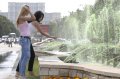 Fantanile arteziene colorate din Bucuresti