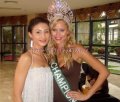 Romania, Ramona Jalba and Slovakia, Julia Liptakova, the Winner of the 33rd International Miss Bikini Contest were held in Humen, China (Goldway Hotel) Nov. 12, 2006 