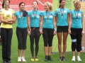 2009MW ACTUAL NEWS Miss World Sportswoman 2009 Japan, 2nd Miss Jamaica, 3rd Miss Hungary on Nelson Mandela Bay stadium, Port Elizabeth, FIFA World Cup 2010 venue