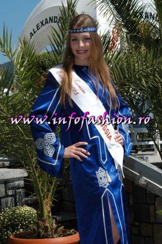 Russia- Lidia Ilina at Miss Tourism Europe 2003 in Romania /Infofashion Platinum Ag.