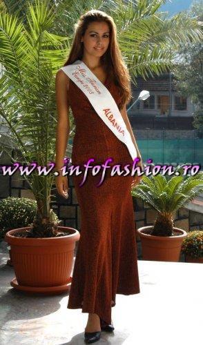 Albania- Romina Alku at Miss Tourism Europe 2003 in Romania /Infofashion Platinum Ag.