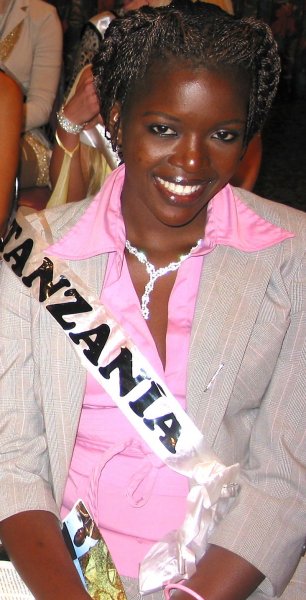 Tanzania- Upendo Mpanda at Miss Intercontinental 2006 Bahamas