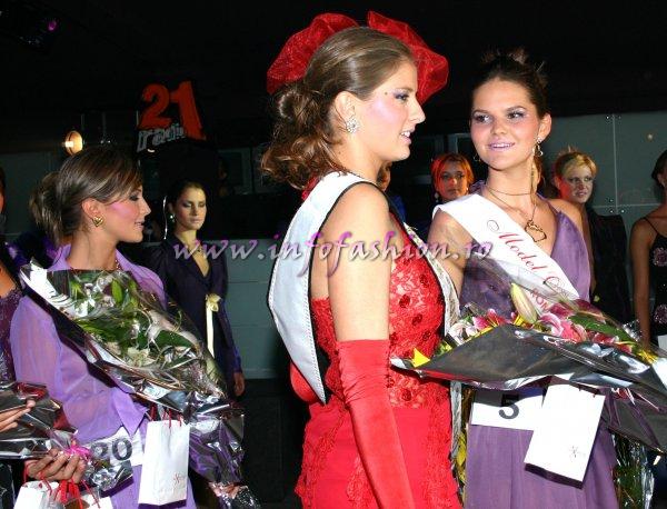Ioana Zileriu din Cluj(2) dupa alegerea ei in Romania, alaturi de Alina Ciorogariu (descoperita la Busteni), Miss Tourism World (dec.2003-febr.2005), pregatindu-se pt. Model of the World China-2004
