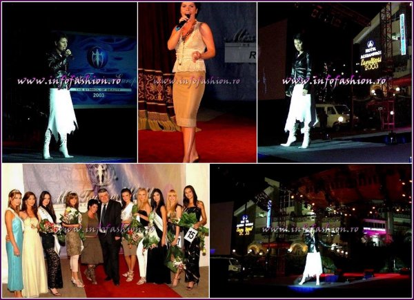 2003 Luminita Anghel pe scena Miss Tourism Europe la Busteni 