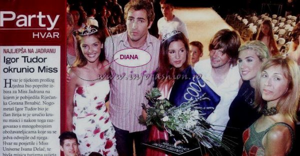 Tihana Harapin Zalepugin (Talia Model) organizer in Croatia- Miss Adriatica 2003, Romania- Diana Nica din Pitesti