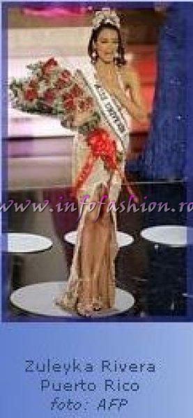 Puerto Rico-Zuleika Rivera won Miss Universe 2006 Los Angeles (Foto: AFP)