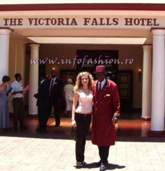 2005 Victoria Falls Hotels Miss Tourism World Zimbabwe (Bucharest, Romania Madalina Draghia)