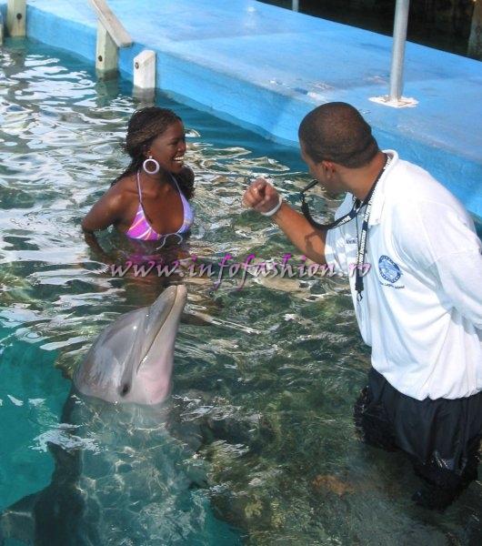 Dolphin Encounters Bahamas and Miss Intercontinental 2006 (Photo:Oana Georgescu)