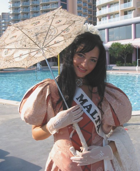Malta- Clair Marie Busuttil at Miss Intercontinental 2006 Bahamas