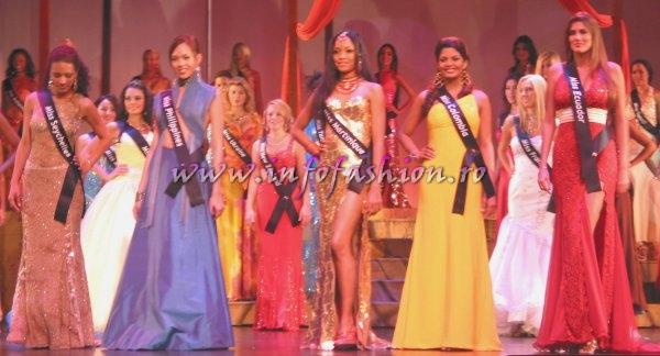 Best in Evening Gown at Miss Intercontinental 2006 Rainforest Theatre Crystal Palace Casino BAHAMAS 