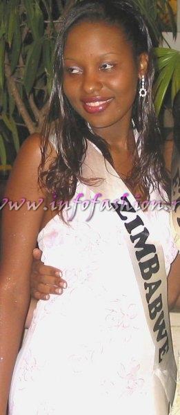 Zimbabwe- Cynthia Muvirimi at Miss Intercontinental 2006 Bahamas
