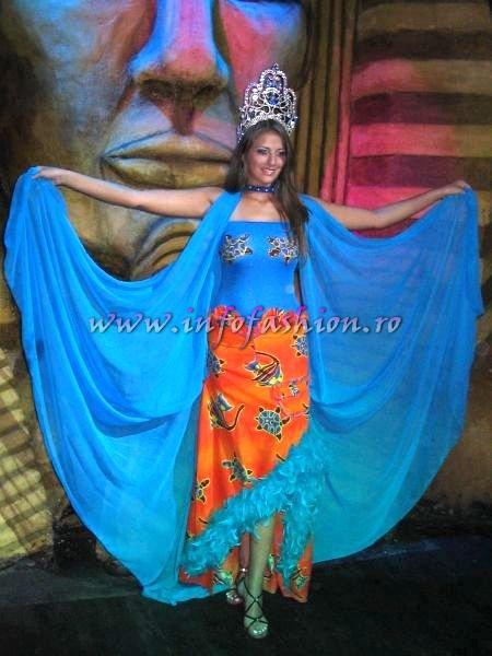 Alina Ciorogariu 2003 castigatoarea Miss Tourism World in Venezuela /Infofashion Platinum Ag. Romania