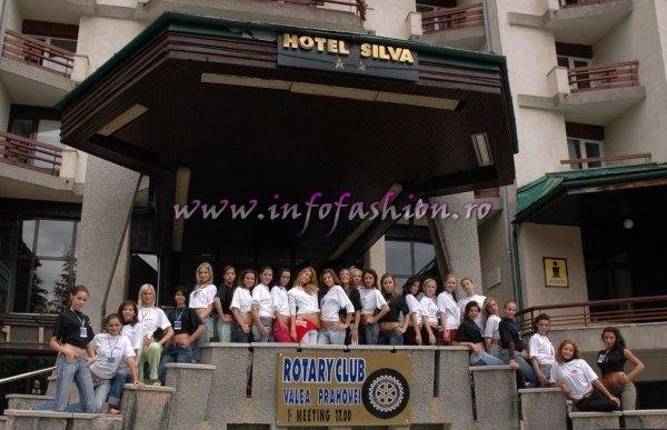 Concurentele la Miss Tourism World Romania au lasat o amintire si Clubului Rotary Busteni-Valea Prahovei, cu sediul la Hotel Silva