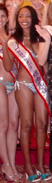 Tanzania-Kyili Janga at Miss Bikini World 2006 in Taiwan 