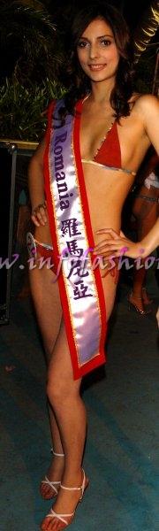 Romania-Ana Zupcec at Miss Bikini World 2006 in Taiwan 