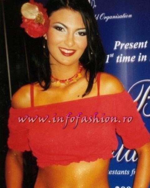 2003 Andreea Alina Cojocaru, Romania locul 3 la Finala Miss Bikini World 