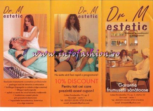 Dr. Mirela Miertoiu a oferit cate 1 abonament complet de 3 luni pt. locurile 1,2,3 la Miss Tourism World Romania 2005