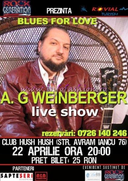Who`sWho_WP AG Weinberger National Tour, Duminica 22 aprilie 2007 Club Hush-Hush Brasov, concert extraordinar `BLUES FOR LOVE` 