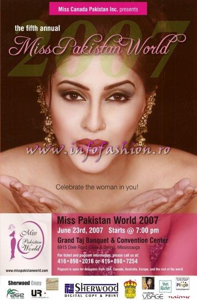 Miss Pakistan World 23 June 2007