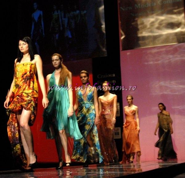 Designer Natalia Vasiliev, prezentare moda Craiova Fashion 2007 colectia rochii de seara