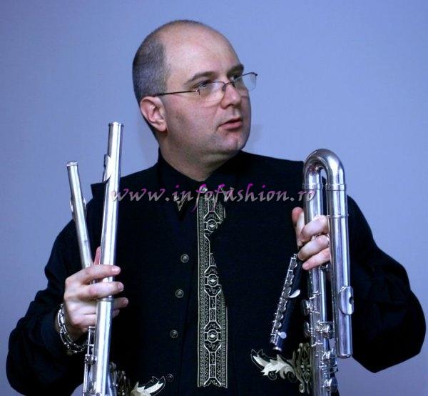 Ion_Bogdan Stefanescu -prim flautist al Filarmonicii `George Enescu`, Master of Music 1995 la Universitatea Illinois