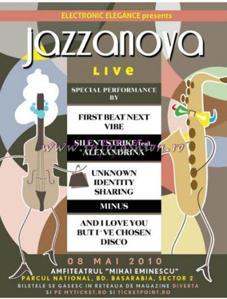 Muzica JAZZANOVA Concert, The first ELECTRONIC ELEGANCE Event at the Eminescu Summer Theatre 08.05.2010