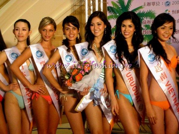Taiwan Miss Young International 2007 Miss Personality voted by local guest Thailand Vasana Wongbuntree 