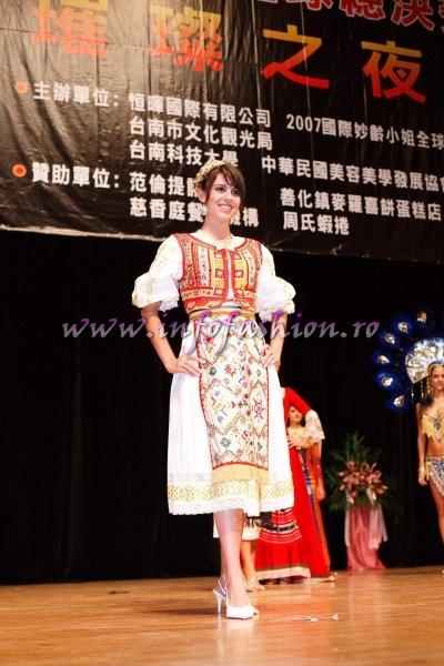 Alexandra Beldiman la finala Miss Young International Taiwan 2007