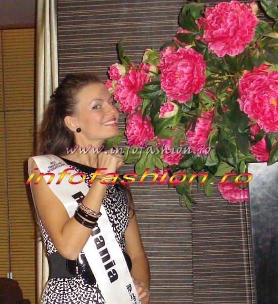 Andrada Costina Fliundra a reprezentat Romania la Miss Friendship International 19 oct- 9 nov. in China