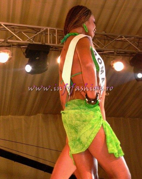 Laurette Atindehou in TOP 10 la Top Model of the World 2007 Egipt Prezentare costum de baie