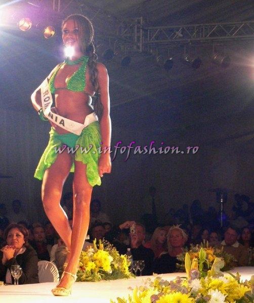 Laurette Atindehou in TOP 10 la Top Model of the World 2007 Egipt Prezentare costum de baie