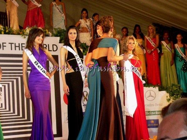 Collection of Designer Hisham Aboul-ela for the Finalists of TOP MODEL OF THE WORLD 2007 Pageant Awards Ceremony