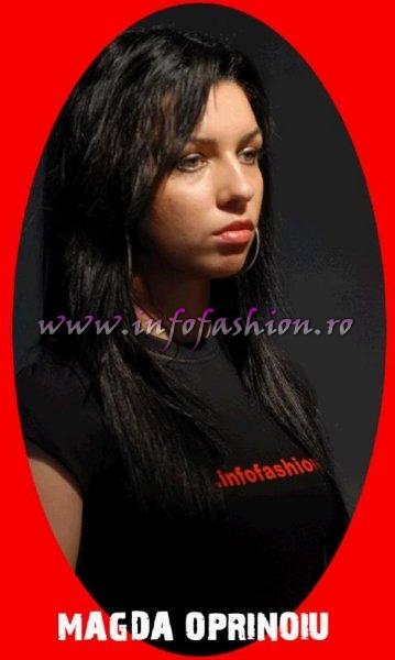 Magda Oprinoiu la Top Model of The World Romania (WBO)