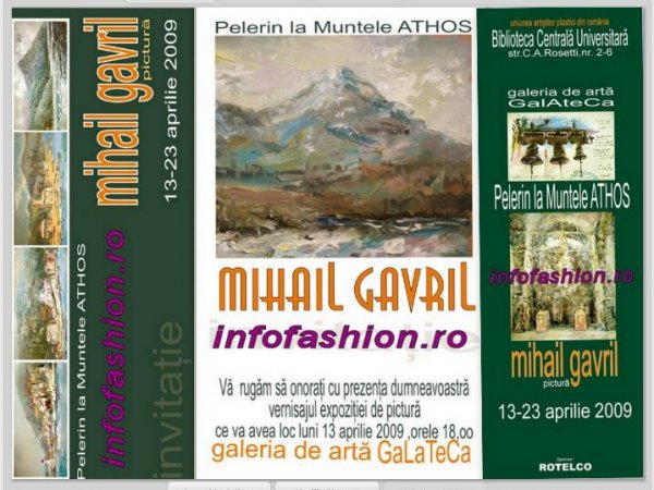 Pictori_Mihail_Gavril ne invita la sala Galateca (BCU), la vernisajul expozitiei `Pelerin la Muntele Athos` Who`sWho_GP