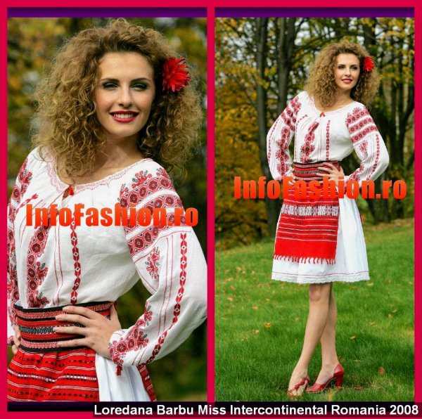 Romania Loredana Barbu, la Miss Intercontinental in Poland (WBO 37 edition) Nat. Costume by Eva neagoe