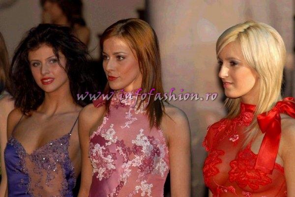 Oana Savescu Tinute de seara 2008 la Top Model of The World Romania