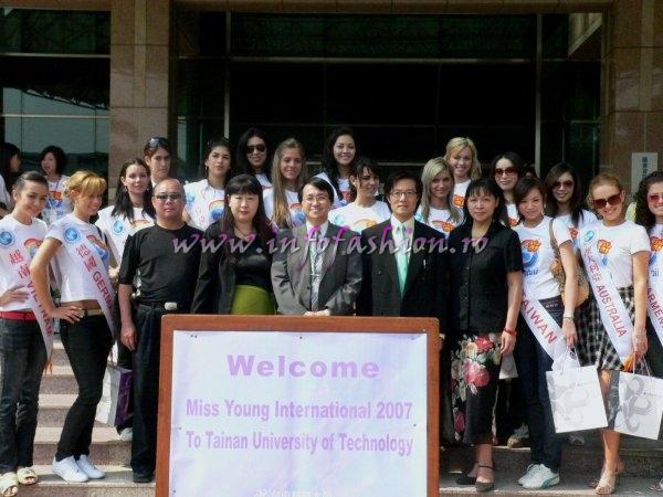 Taiwan_2007 Tainan University Of Technology Special Welcome to Miss Young International. Special Correspondents InfoFASHION Romania