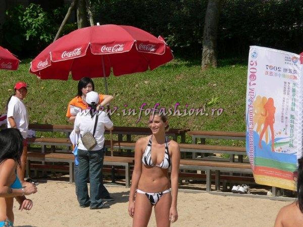 Taiwan Miss Young International 2007 Mala Bay Park Volleyball Beach. Special Correspondents Camelia Seceleanu & Oana Georgescu