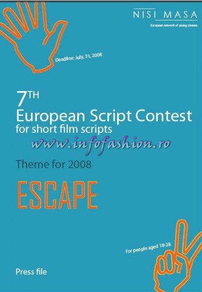 Oportunitati :2008 Ajungi premiant in Franta cu NISI MASA - Reteaua Europeana a Cinematografelor pentru Tineret, daca trimiti un scenariu cu tema `Escape` pana la 31 Iulie 2008