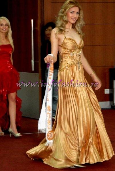 Moldova Rep., Maria Bujor, Miss Elegance at China 2008 Miss Leisure