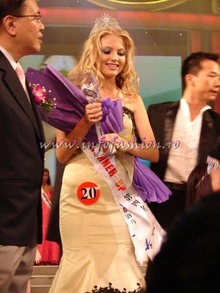 Moldova Rep. Ana Velesco, 3rd runner up at Miss Global Beauty Queen 2008 in Ningbo, China Photo: Henrique Fontes