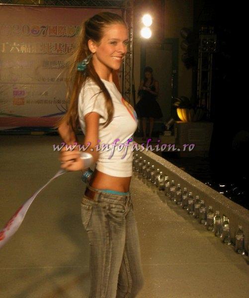 Brasil /Brazil- Alessandra Ramirez Penteado, Miss Young International 2007, 1st Princess in Taiwan OCT. 2007