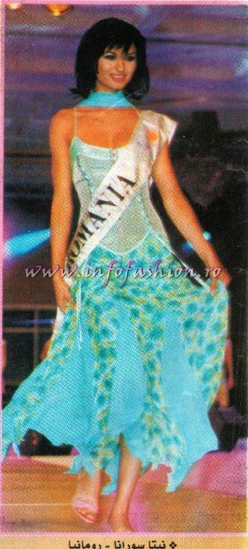 Sorana_Nita 2004 Romania in Dubai, Abu Dhabi UAE la Miss Mediterranean 