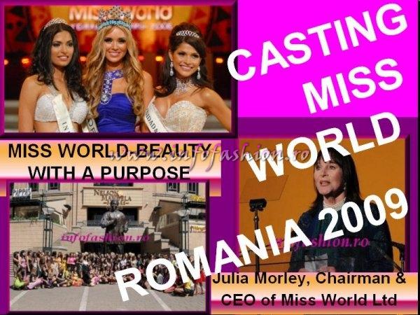 MISS WORLD ROMANIA 2009 - BEAUTY WITH A PURPOSE